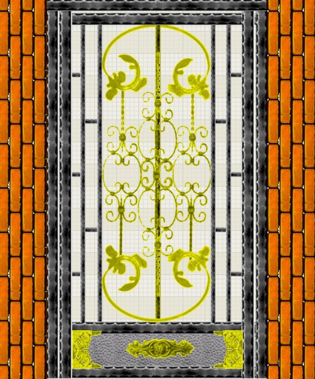 Ferforje bina giriş kapıları 